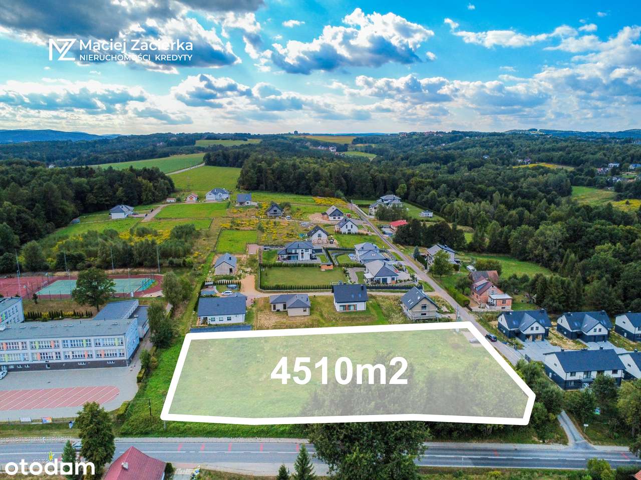 Działka usługowa handlowa inwestycyjna Zebrzydowice - Pełny obrazek: 1/5