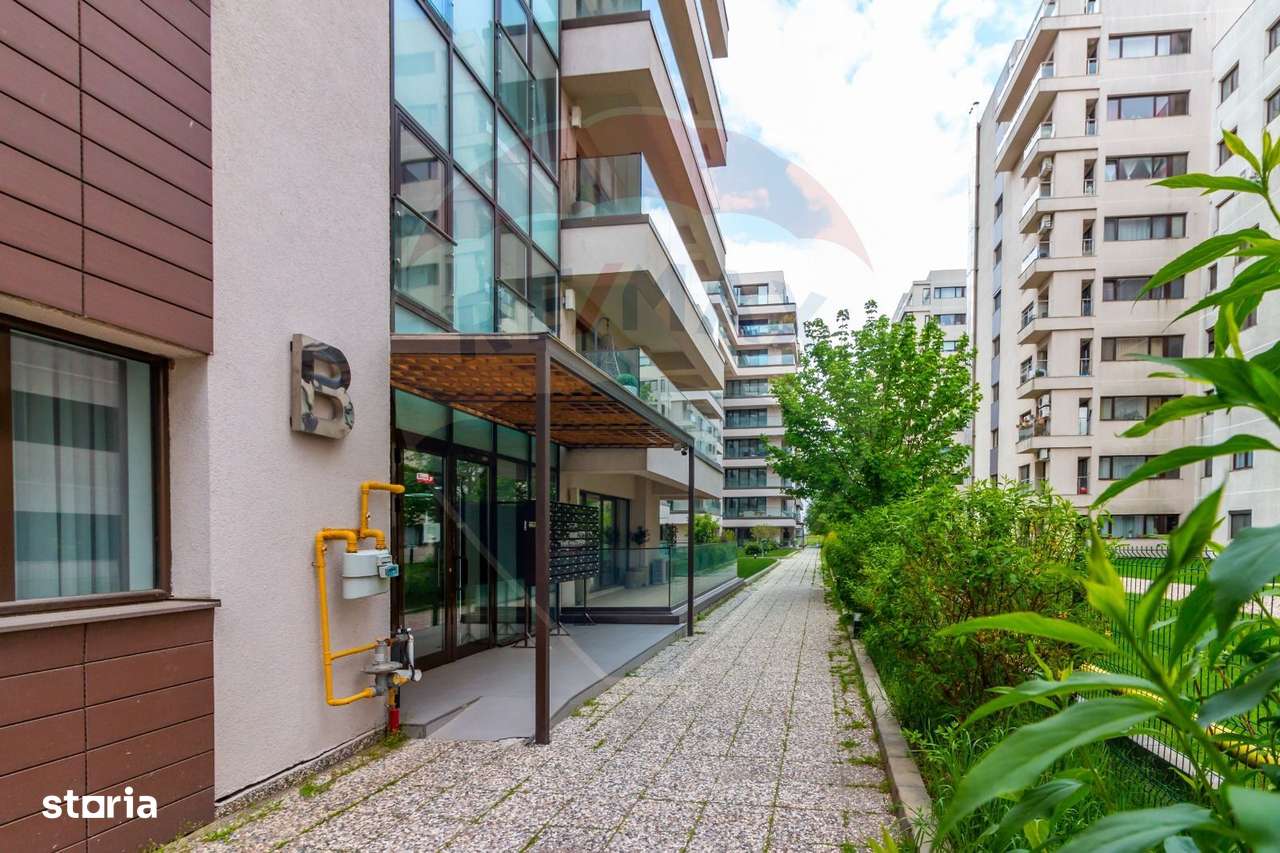 Apartament 3 camere de închiriat în Pipera, loc parcare, terasa 95mp - Imagine principală: 4/17