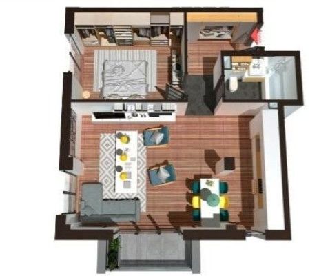 Apartament 2 camere, 63 mp, zona exclusivista Floresti