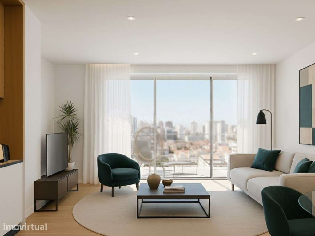 T2 Duplex c/ duas varandas em Nova Construção na Costa da Caparica. - Grande imagem: 2/57