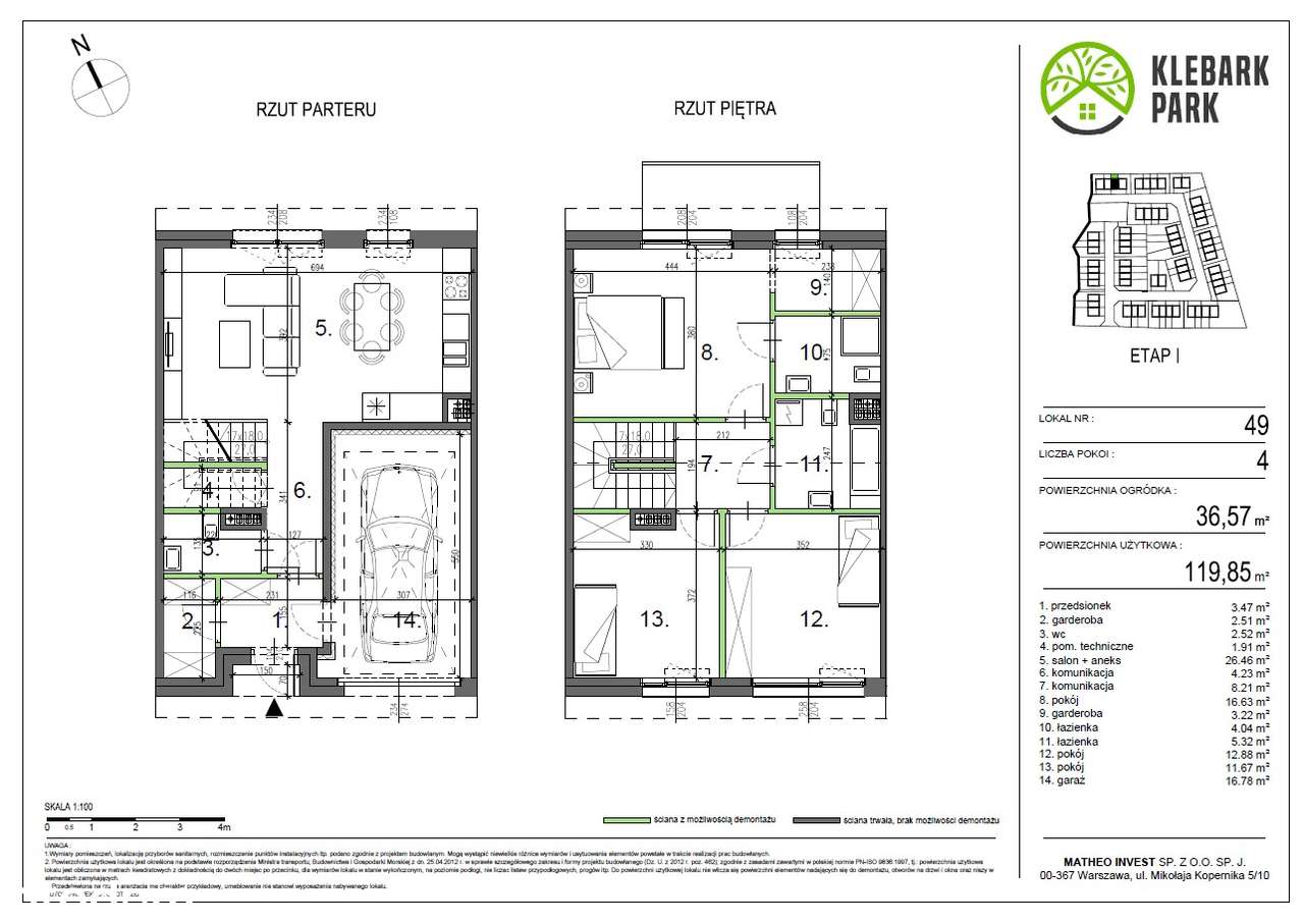 Klebark Park | Nowoczesny dom 3km od Olsztyna - Pełny obrazek: 2/6