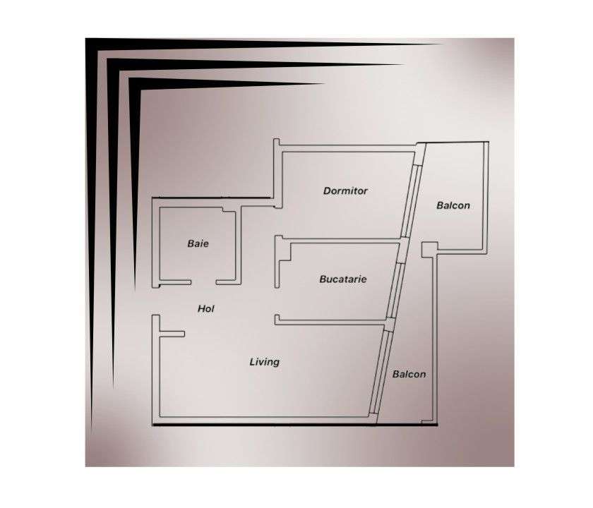 Tomis Nord - Vanzare apartament decomandat cu 2 camere,  bloc nou.-15