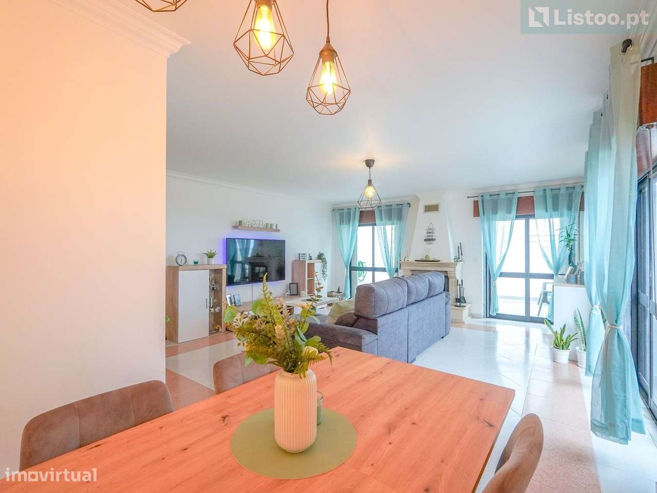 Apartamento T3 com 2 terraços e garagem box em Mem Martins. - Grande imagem: 4/47