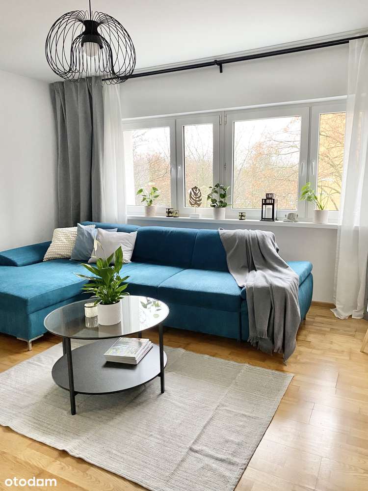 Klimatyczne 2 pokoje na Grunwaldzie z całym wyposażeniem w cenie.