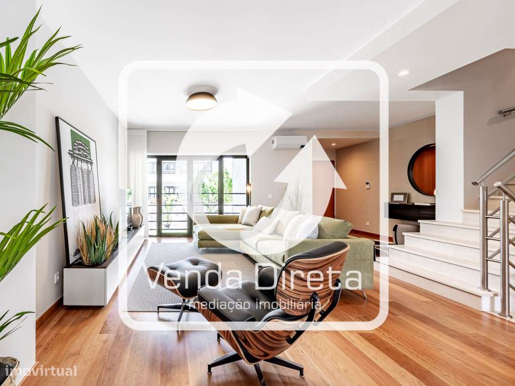 Moradia de luxo V4 com ROOFTOP, jardim e Churrasqueira, em Alcochete. - Grande imagem: 5/35