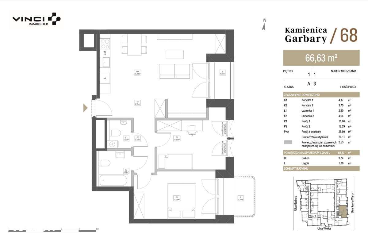 Topowa lokalizacja | Duża loggia i balkon - Pełny obrazek: 5/6
