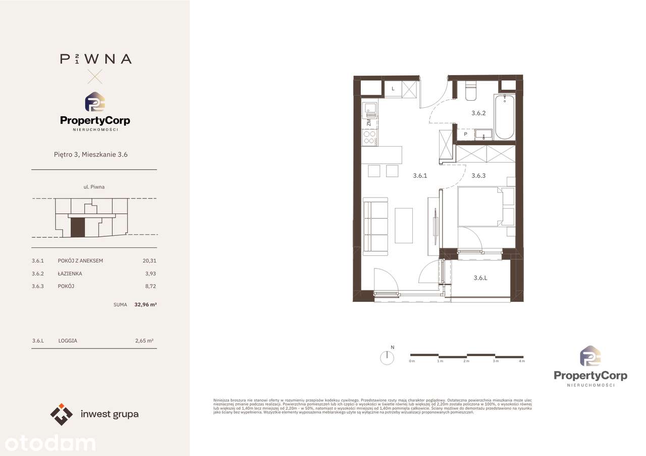 Inwestycja Piwna21 | 2-pokojowy apartament PREMIUM | Rabat na m²-5