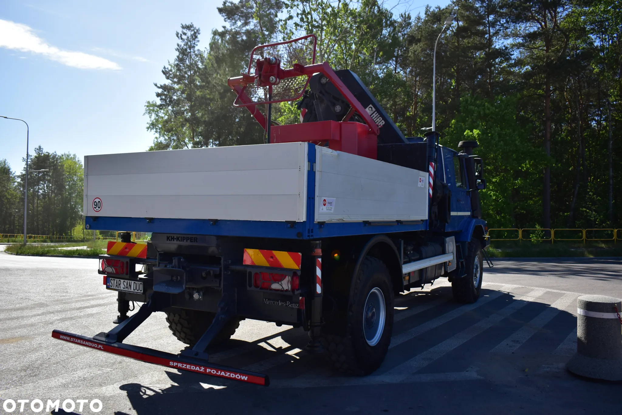 Mercedes-Benz ZETROS 4x4 HIAB 288 KOSZ HDS Żuraw Crane Kran Basket - 16