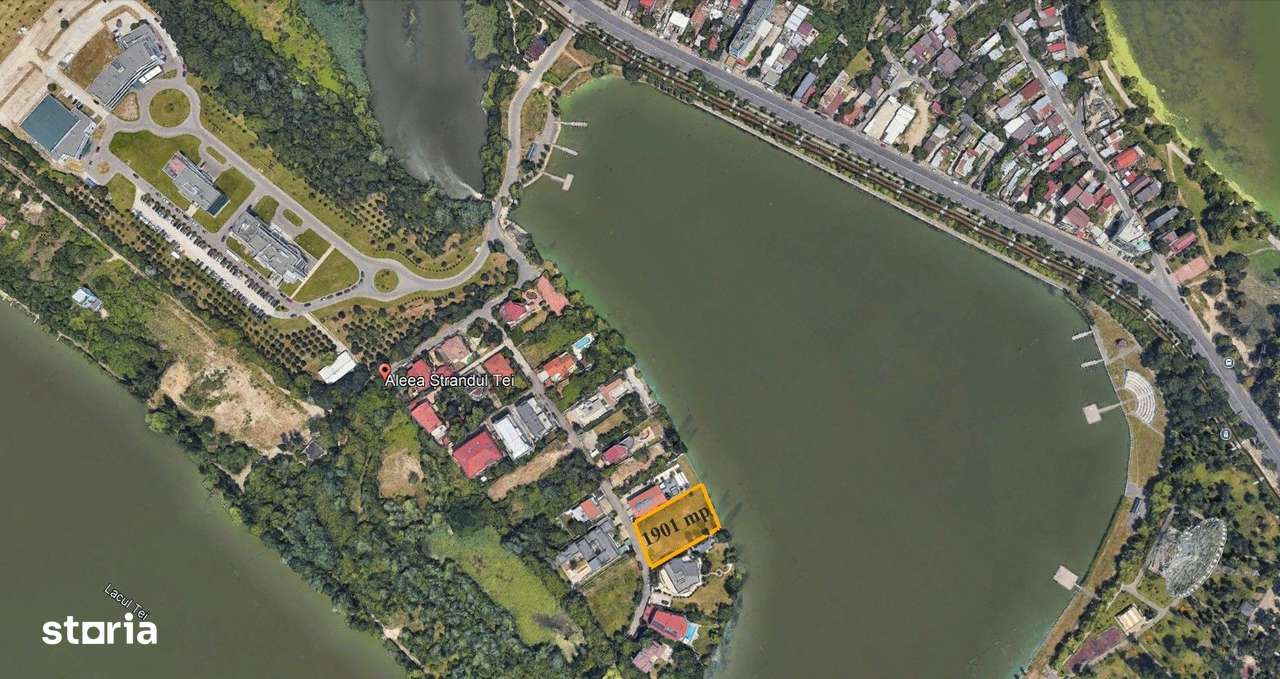 Teren de Vanzare | malul lacului TEI | Proiect Autorizat - Imagine principală: 1/13