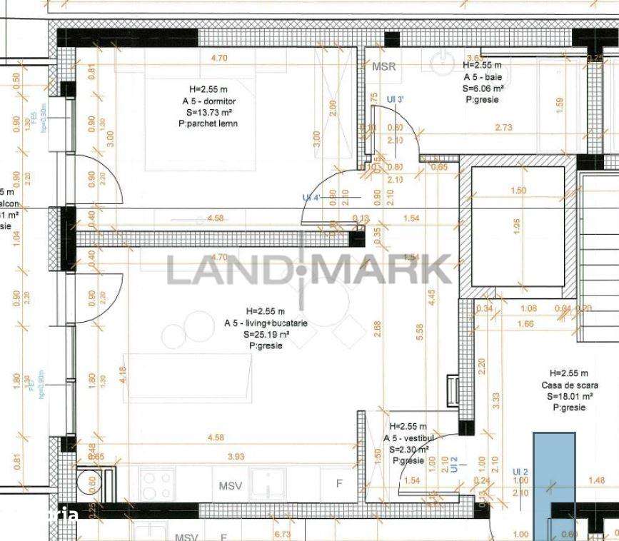 APARTAMENT 2 CAMERE ET 2 BLOC NOU BLV REBREANU - Imagine principală: 2/2