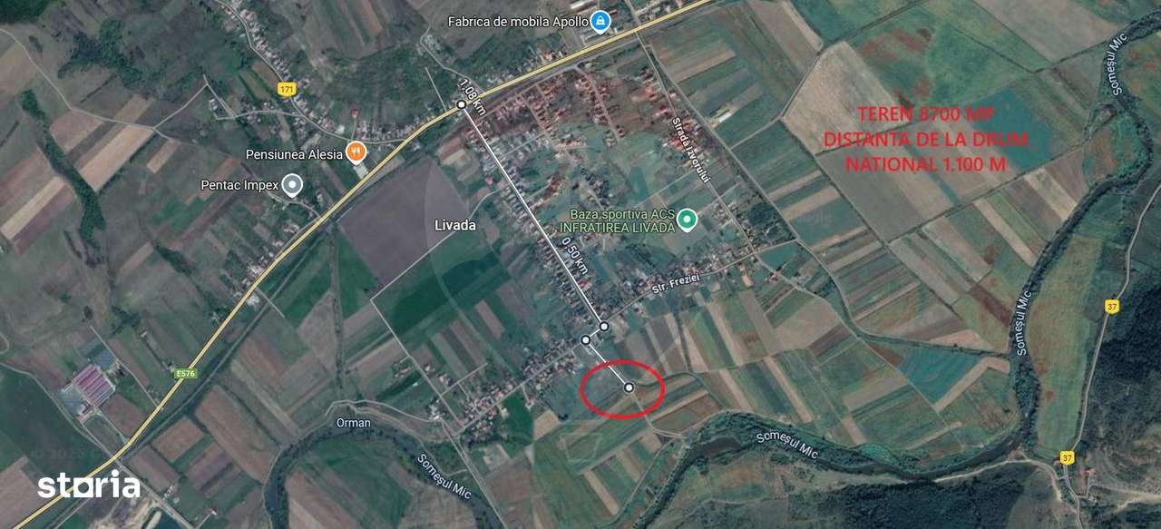 Teren de vanzare 8.700 mp în Livada comuna Iclod - Imagine principală: 3/20