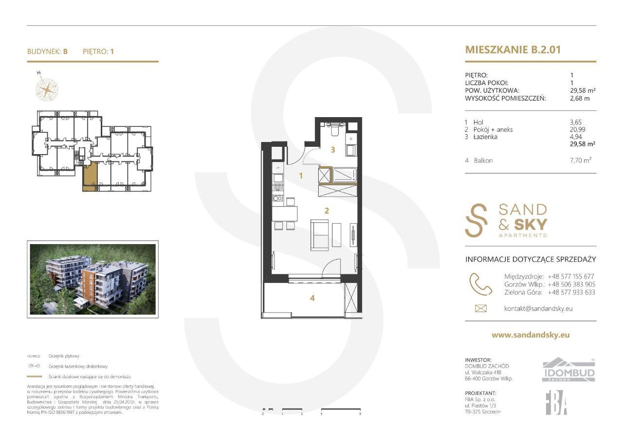 Apartamentowiec w Międzyzdrojach