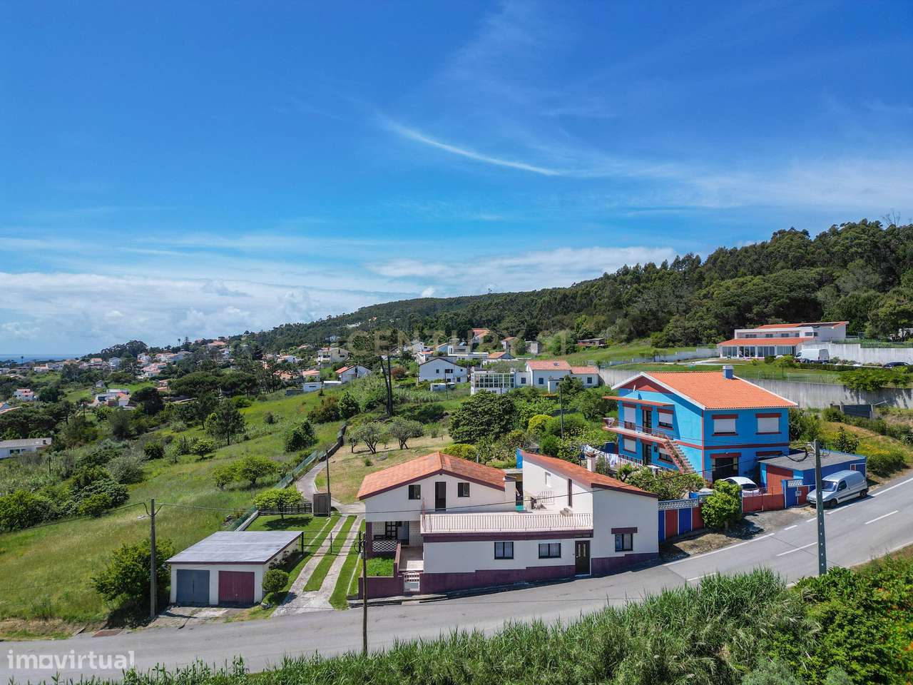 Moradia T4 e Terreno com Viabilidade de Construção Vista Mar na Figuei - Grande imagem: 3/60