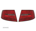 FAROLINS TRASEIROS LED PARA AUDI A6 4F 04-08 VERMELHO ESCURECIDO - 1