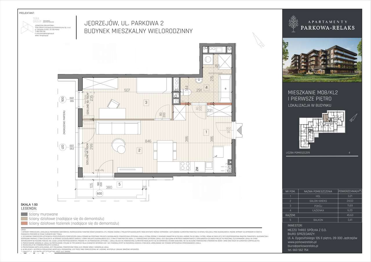 Parkowa-Relaks | mieszkanie 2-pok. | M8_KL2_02 - Pełny obrazek: 2/7