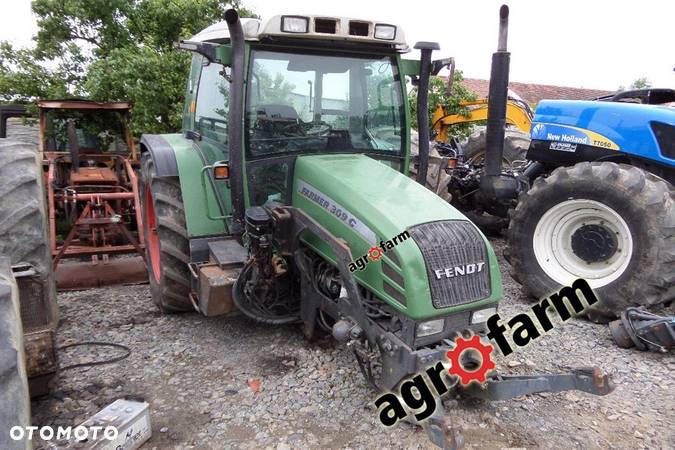 Fendt 309 C 310 skrzynia silnik kabina most zwolnica oś - 3