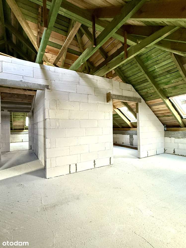 Dom w stanie surowym zamkniętym, 7km od Siedlec - Gołąbek gm. Skórzec-13