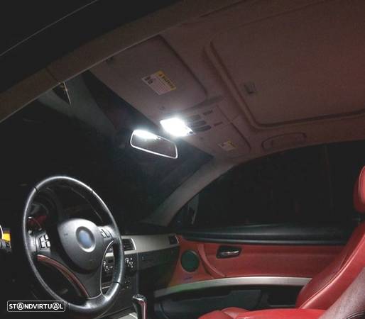 KIT COMPLETO 19 LAMPADAS LED INTERIOR PARA BMW SERIE 3 E92 COUPE 325XI 335XI M GTS 330I XDRIVE 330D - 5