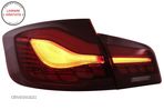 Stopuri OLED BMW Seria 5 F10 (2011-2017) Rosu Clar cu semnal dinamic- livrare gratuita - 7