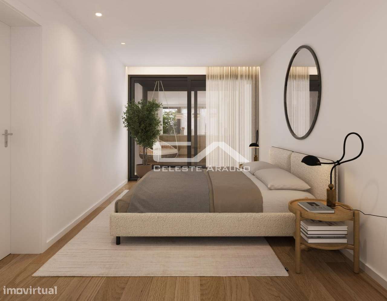 Apartamento T0+1 Novo com terraço em São João da Madeira-6