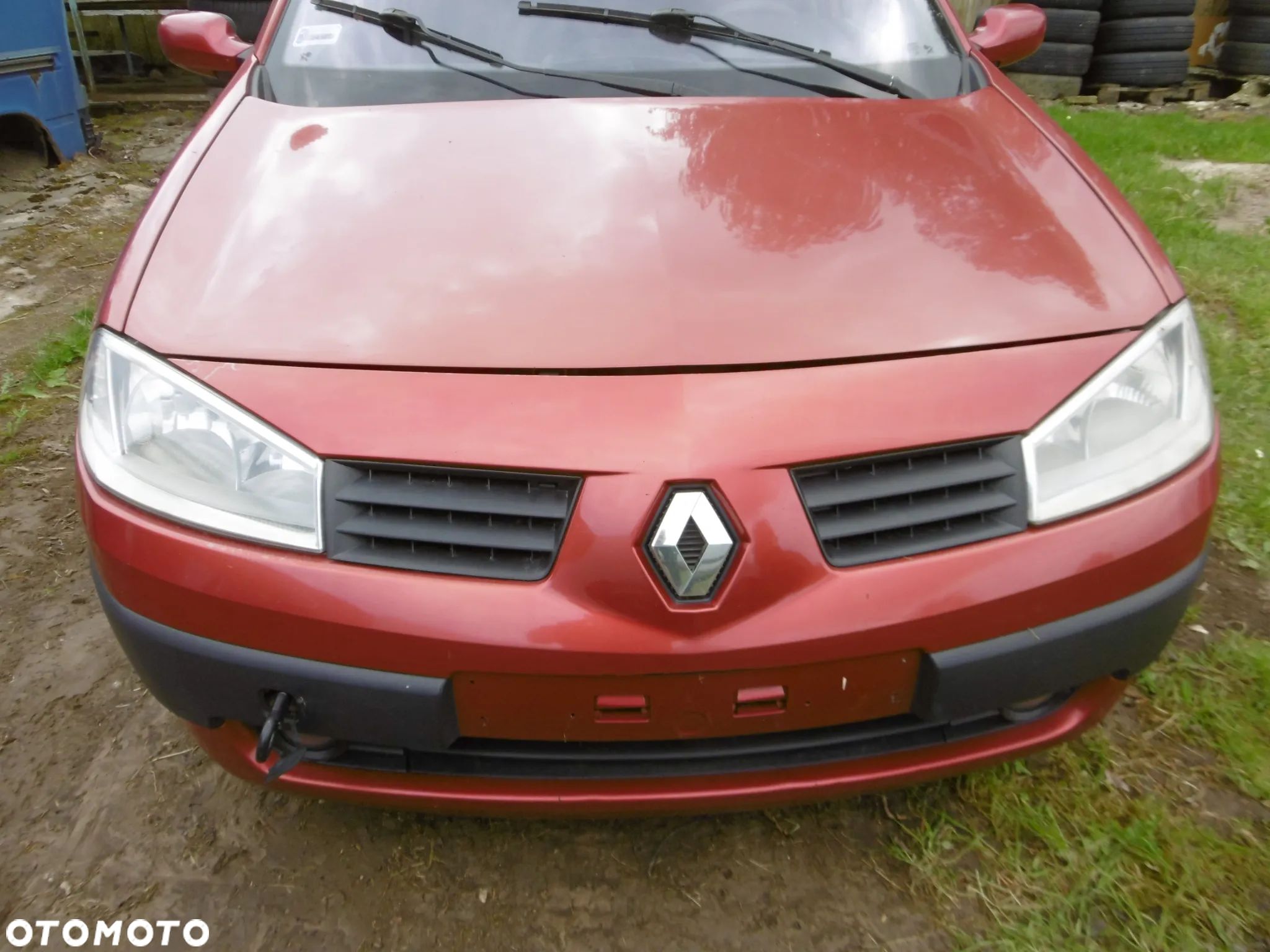 MASKA ZDERZAK LAMPY PRZÓD KOMPLETNY MEGANE II TEB76 - 1