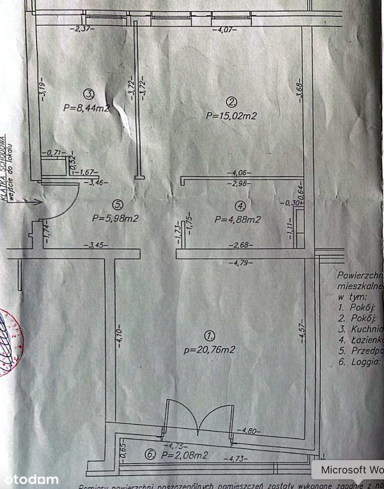 1 piętro/3 Pokoje/Krasińskiego/2008r/loggia-12