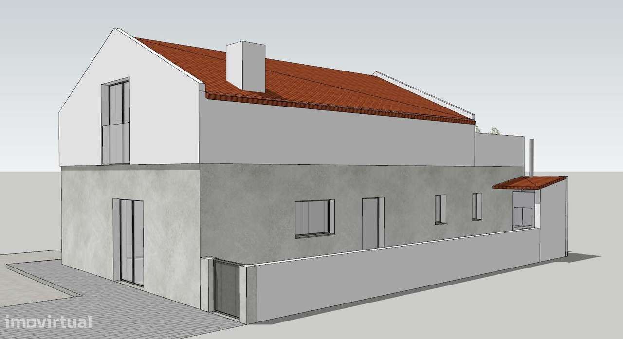 Terreno c/ Armazém c/ Projeto aprovado para construção de moradia!-11