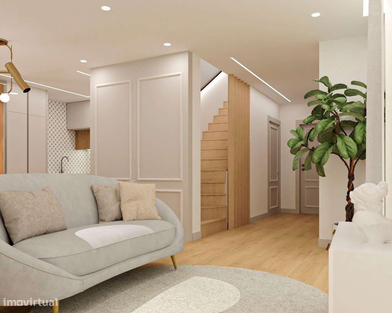 APARTAMENTO T2 Duplex  com terraço novo, Situado no Bairro Novo, ju...-5