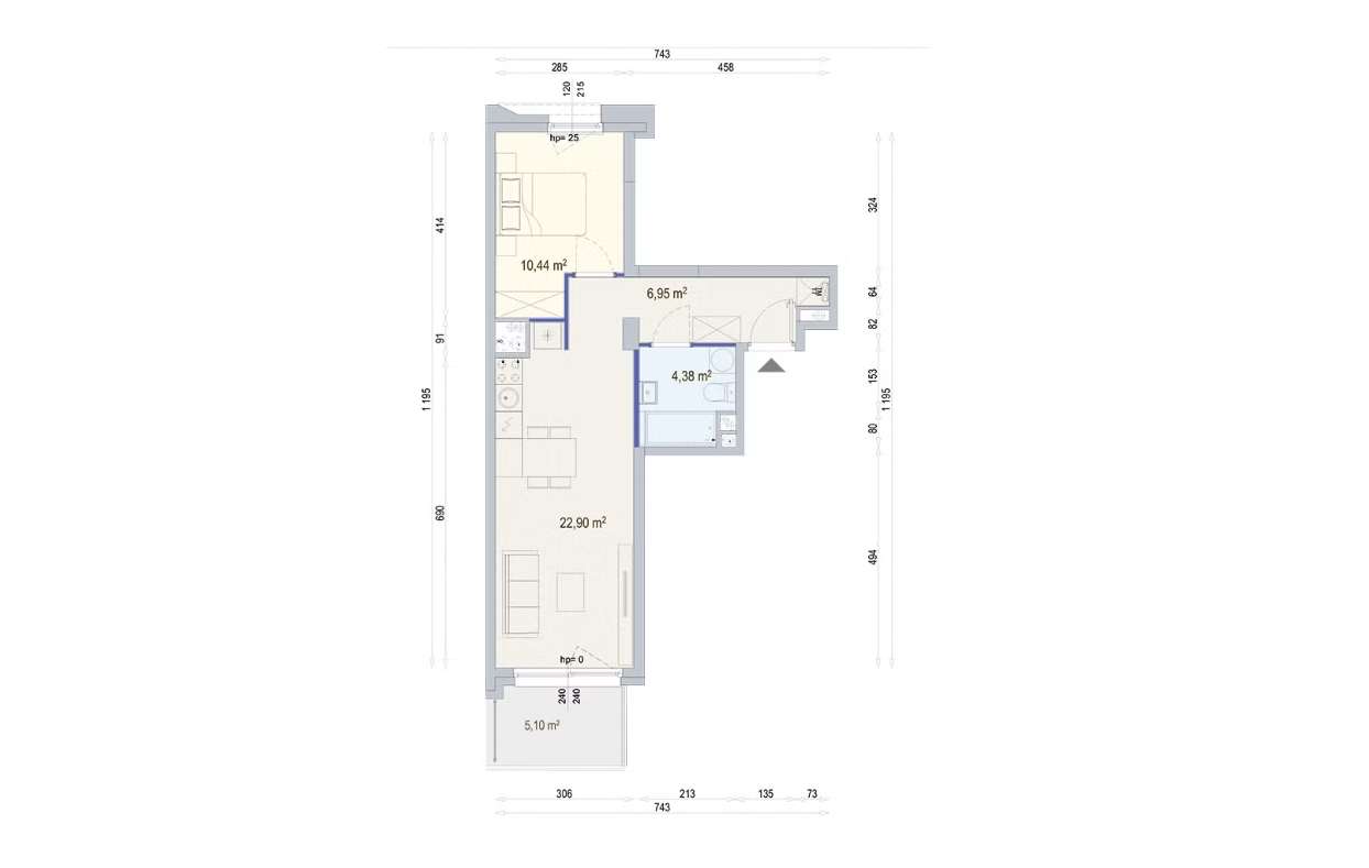 Nowe 2-pokojowe mieszkanie w sercu Mokotowa-7