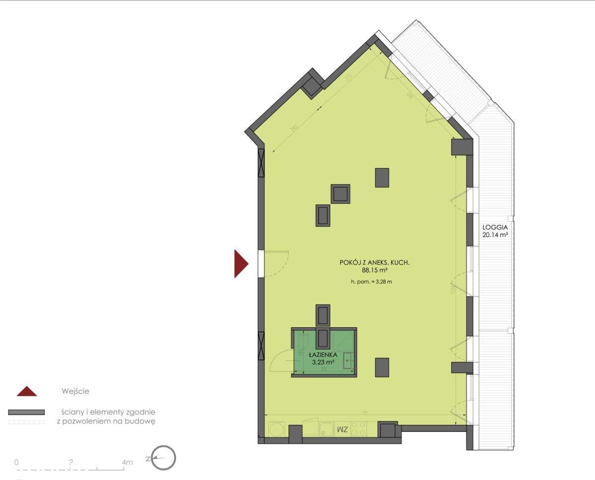 2 łazienki | Wysokość 3.2m - Pełny obrazek: 5/5