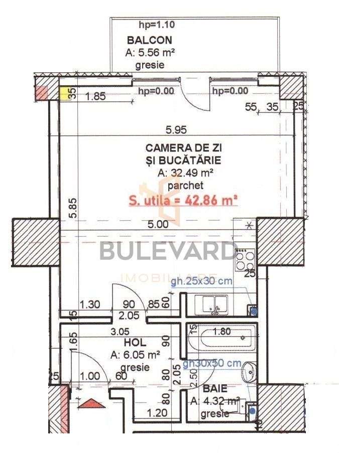 Comision 0. Apartament tip studio la cheie in bloc nou!-16