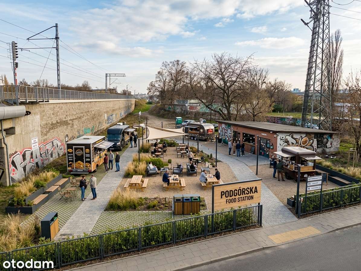 Kraków - teren utwardzony o pow. 747 m2 pod ustawienie foodtrucków