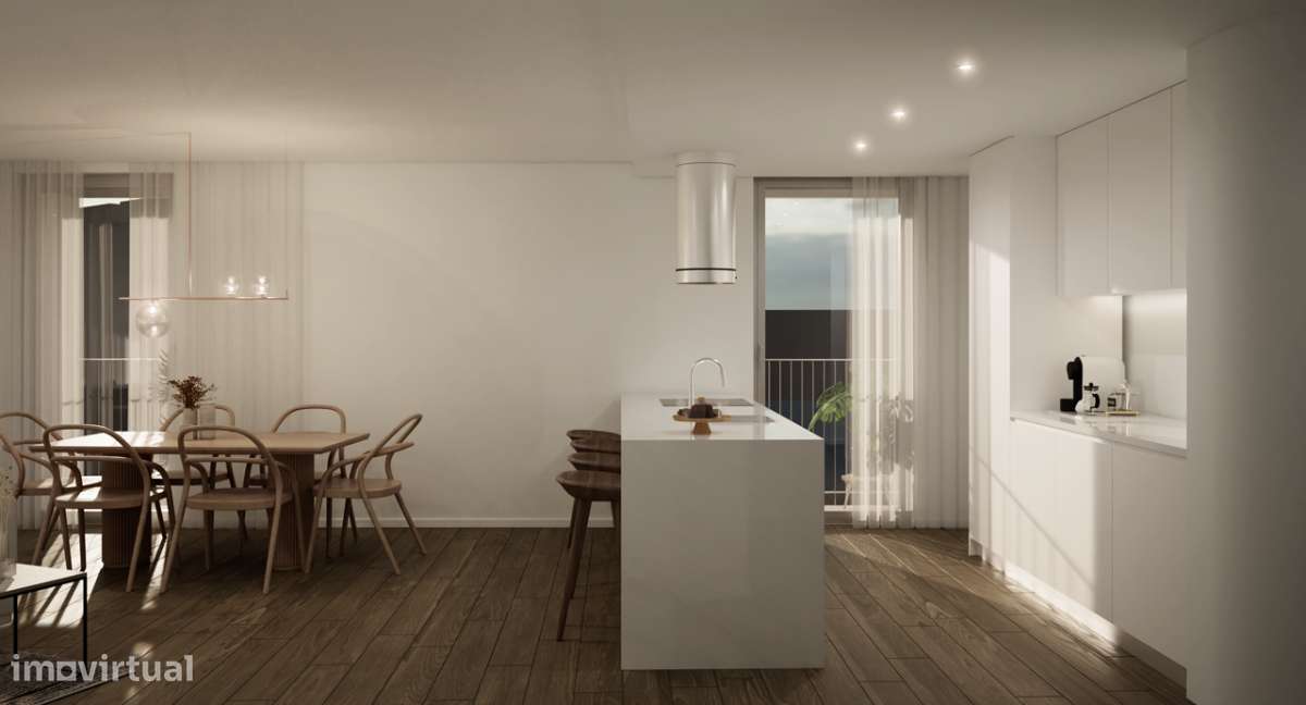 T3 com terraço próximo ao Colégio Efanor à Senhora da Hora, Porto - Grande imagem: 5/16