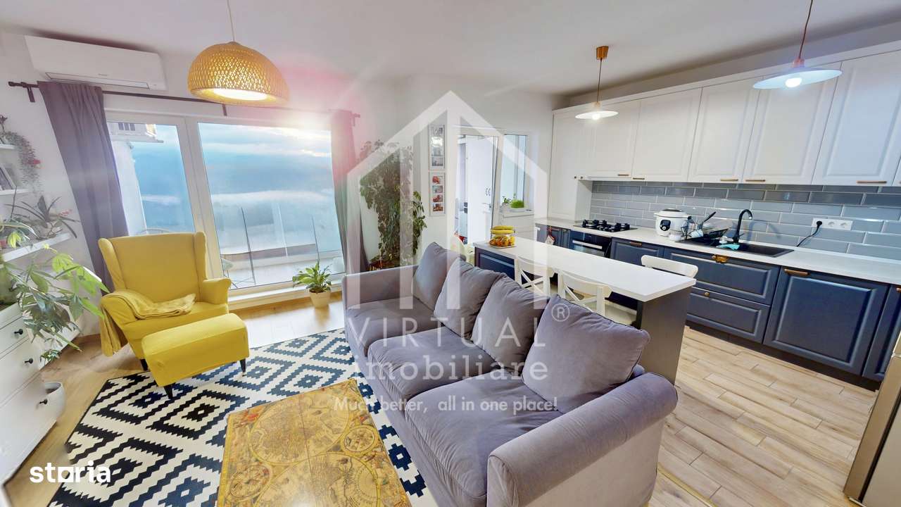 Apartament cu 3 camere, 72mp utili+terasa 11mp, orientare Sudica - Imagine principală: 5/18