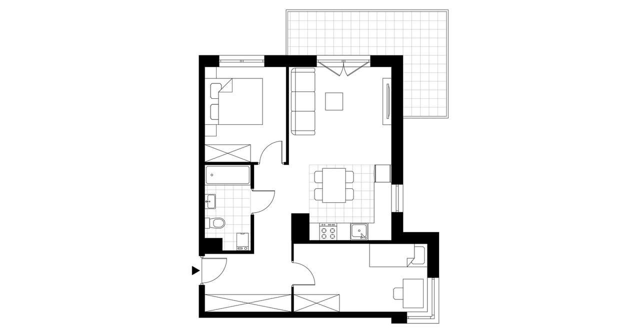 ul. Powstańców | mieszkanie 3-pok. | F 50 - Pełny obrazek: 4/8