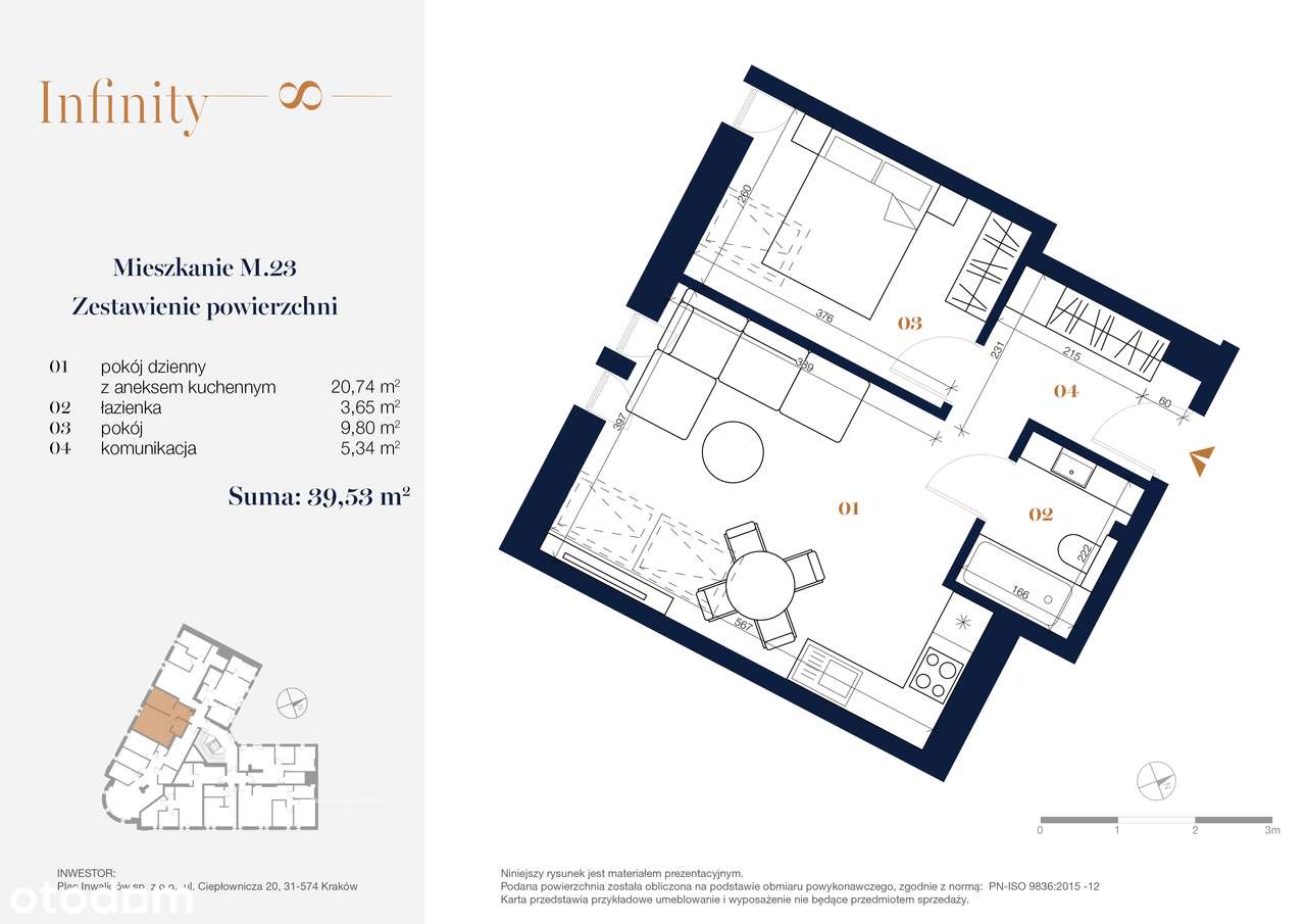 Infinity | mieszkanie 2-pok. | 23 - Pełny obrazek: 2/9