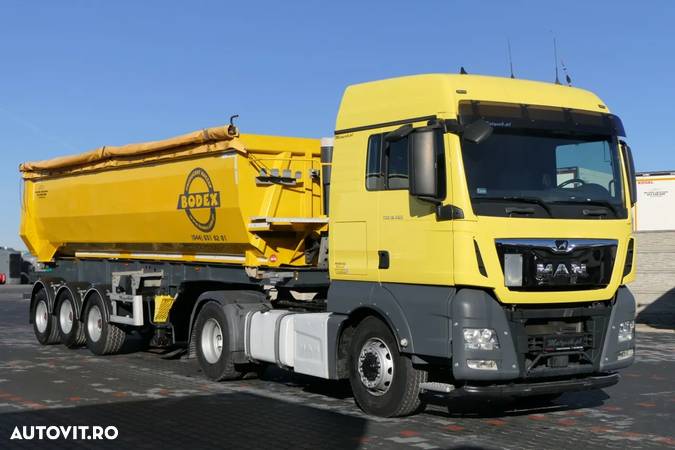 MAN TGS 18.460 / 4X4 / HIDRODRIVE + BODEX / CAMION BASCULANTE 32 M3 - 8