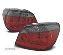 FAROLINS TRASEIROS LED CELIS PARA BMW E60 03-07 VERMELHO ESCURECIDOS - 1