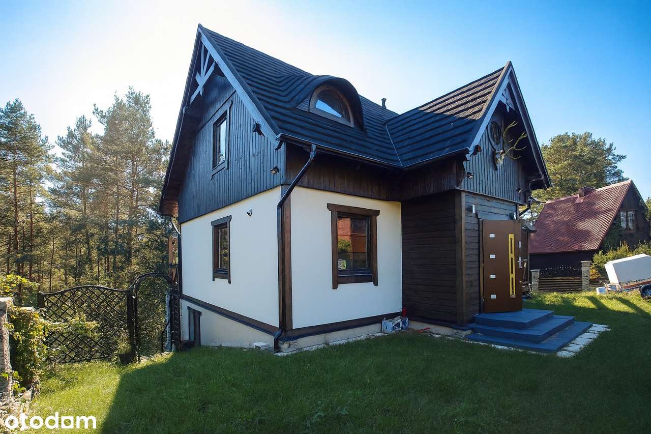 Dom z tarasem i dostępem do jeziora Piechowice gmina Dziemiany-1