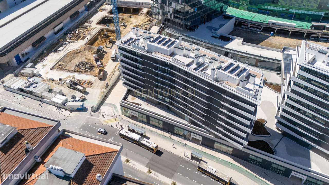 T2 Novo com terraço e 2 lugares de estacionamento - Campo Novo Residen - Grande imagem: 4/9