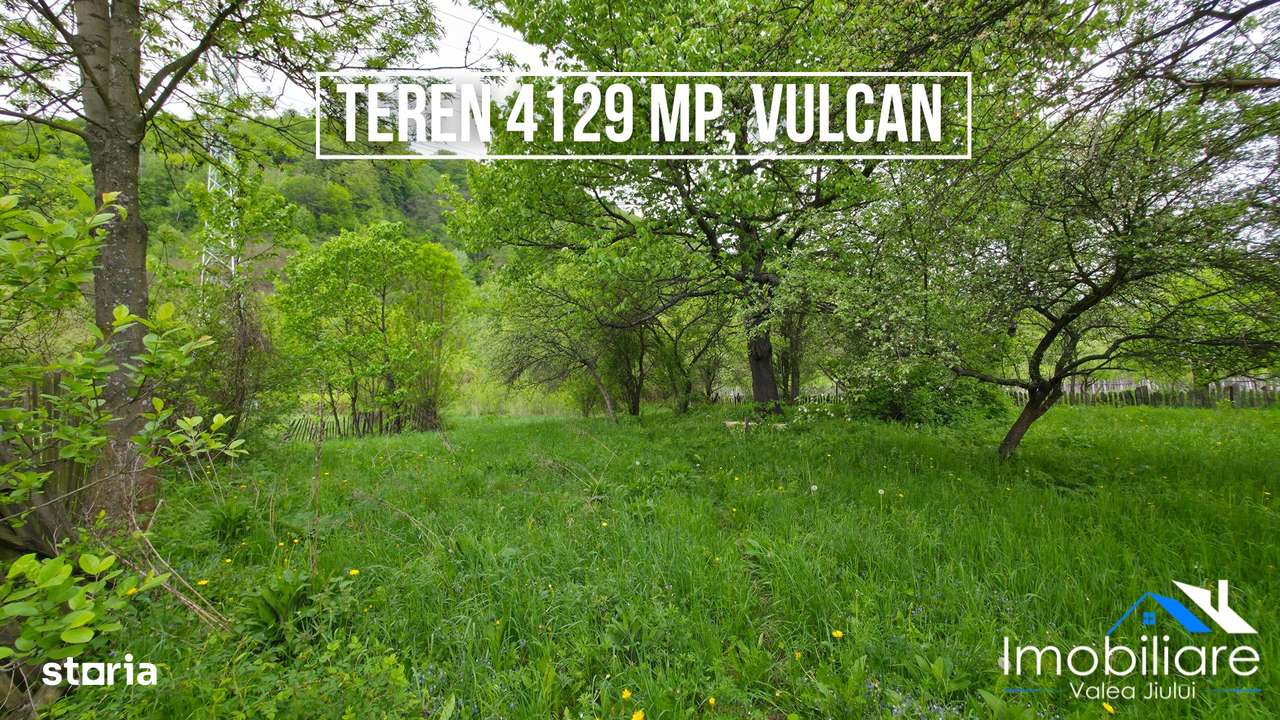 Teren intravilan 4.129 mp - Vulcan, Str. Jiu-Paroșeni - Imagine principală: 5/7