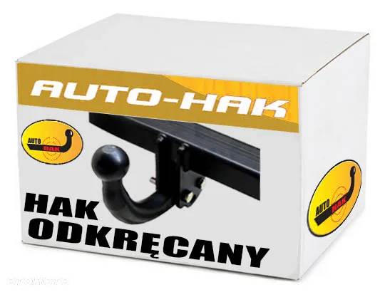 HAK HOLOWNICZY Z KULA ODKRĘCANĄ NA DWIE ŚRUBY+WIĄZKA7/13 VOLKSWAGEN VW PASSAT B5 4x4+KOMBI+4d 97-05 - 13