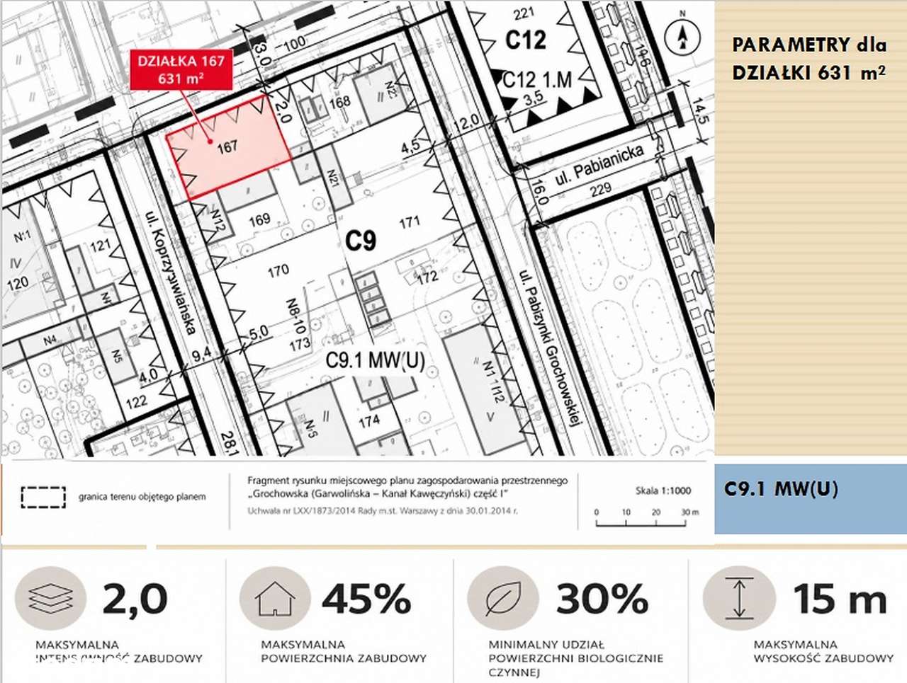 631 m² | DZIAŁKA NAROŻNA | MW(U) | PRAGA-POŁ.| POTENCJAŁ INWESTYCYJNY-3