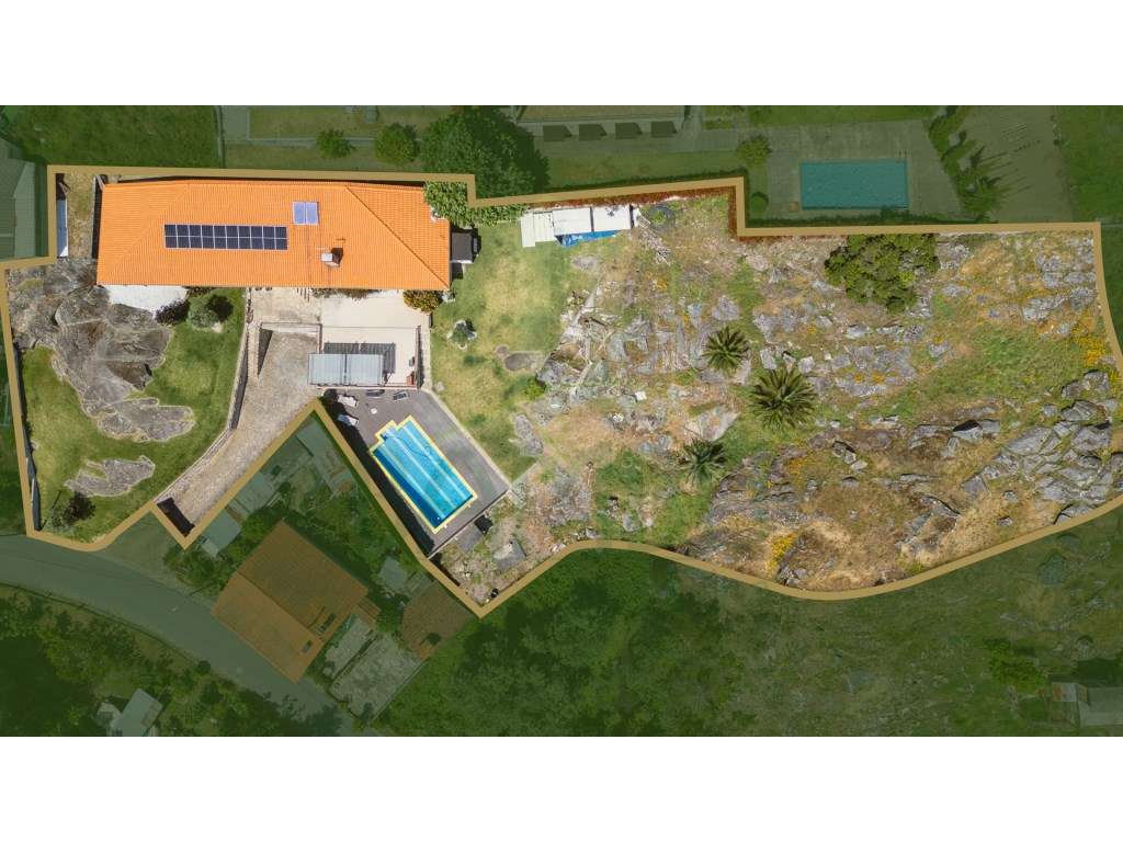 Moradia T4 térrea, com piscina, para venda em Vilar de Mouros.-7