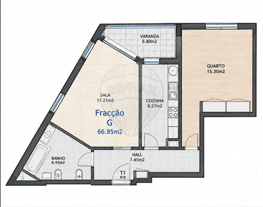 Apartamento T1 para venda-1