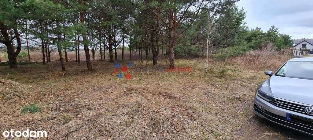 Łoś działka 1118 m2 budowlana, media, las-3