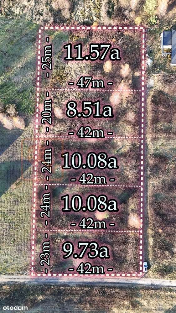 Działki budowlane z WZ Jasionka 8-11ar - Pełny obrazek: 5/9
