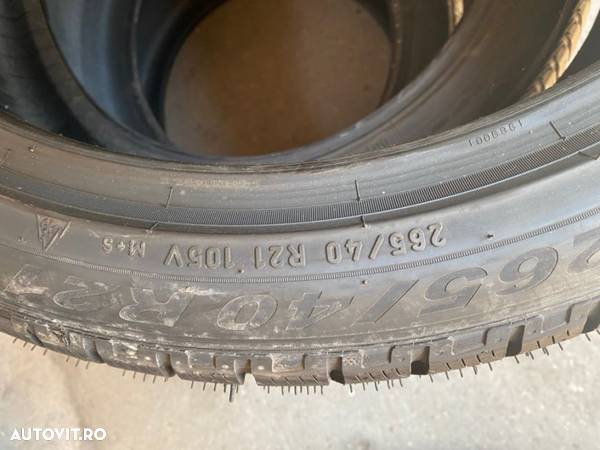 vand 2 anvelope 265/40/21 pirelli de iarnă noi - 3