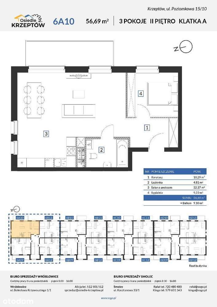 93 m² DWUPOZIOMOWE przy lesie + BALKON+parking m - Pełny obrazek: 2/12