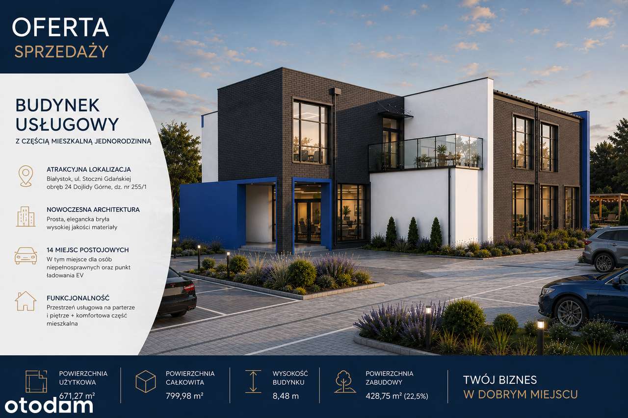 Działka inwestycyjna 1906 m² | pozwolenie na budowę | Białystok